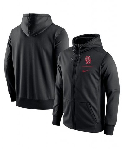 Men's Black Oklahoma Sooners Logo Stack Performance Full-Zip Hoodie $36.90 Sweatshirt