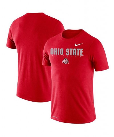 Men's Scarlet Ohio State Buckeyes Big and Tall Legend Facility Performance T-shirt $23.00 T-Shirts