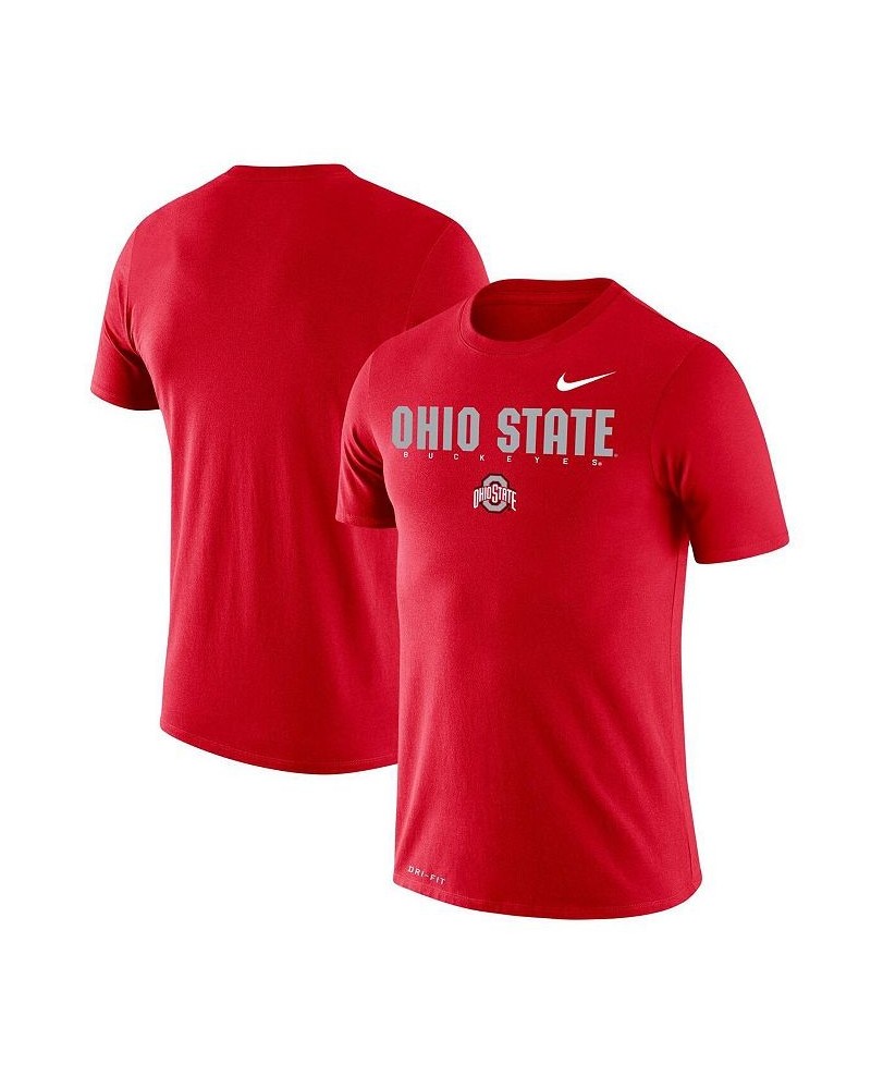 Men's Scarlet Ohio State Buckeyes Big and Tall Legend Facility Performance T-shirt $23.00 T-Shirts