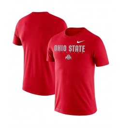 Men's Scarlet Ohio State Buckeyes Big and Tall Legend Facility Performance T-shirt $23.00 T-Shirts