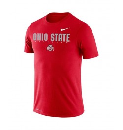 Men's Scarlet Ohio State Buckeyes Big and Tall Legend Facility Performance T-shirt $23.00 T-Shirts