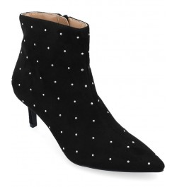 Women's Rossia Studded Bootie Black $62.40 Shoes