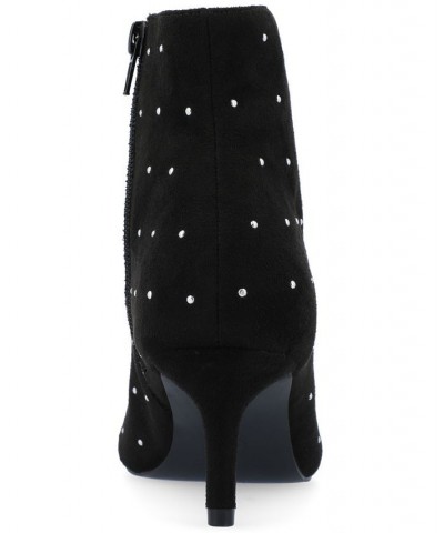 Women's Rossia Studded Bootie Black $62.40 Shoes