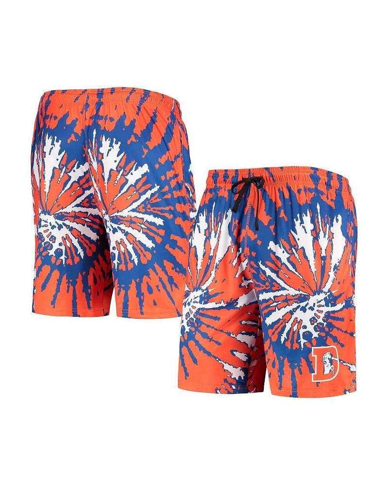 Men's Orange Denver Broncos Retro Static Mesh Lounge Shorts $28.99 Shorts