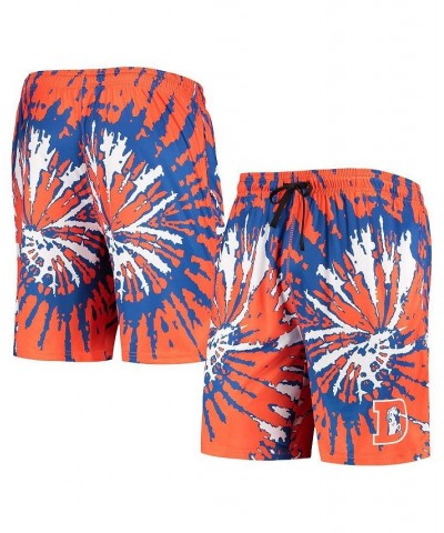 Men's Orange Denver Broncos Retro Static Mesh Lounge Shorts $28.99 Shorts