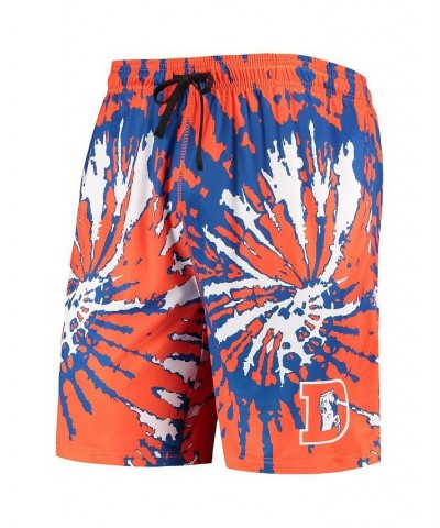 Men's Orange Denver Broncos Retro Static Mesh Lounge Shorts $28.99 Shorts