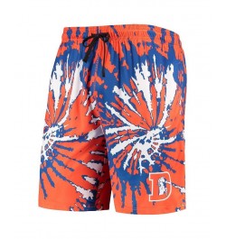 Men's Orange Denver Broncos Retro Static Mesh Lounge Shorts $28.99 Shorts