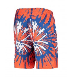 Men's Orange Denver Broncos Retro Static Mesh Lounge Shorts $28.99 Shorts