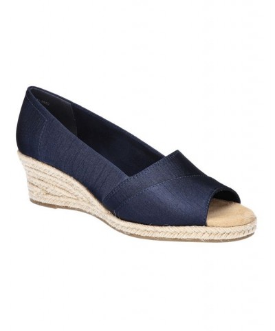 Women's Jasper Super Flex Espadrille Sandals Blue $33.00 Shoes