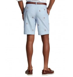 Men's 9-1/4-Inch Classic-Fit Chino Shorts Blue $51.25 Shorts