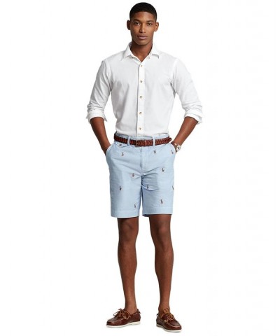 Men's 9-1/4-Inch Classic-Fit Chino Shorts Blue $51.25 Shorts