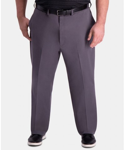 Men's Big & Tall Classic-Fit Khaki Pants Charcoal $22.00 Pants