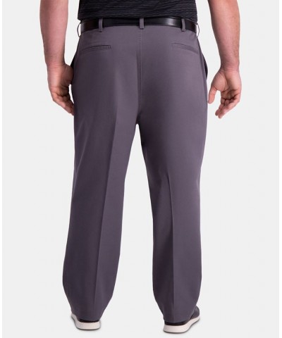 Men's Big & Tall Classic-Fit Khaki Pants Charcoal $22.00 Pants