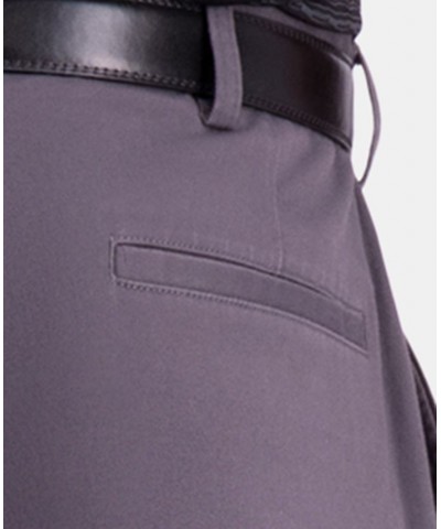 Men's Big & Tall Classic-Fit Khaki Pants Charcoal $22.00 Pants