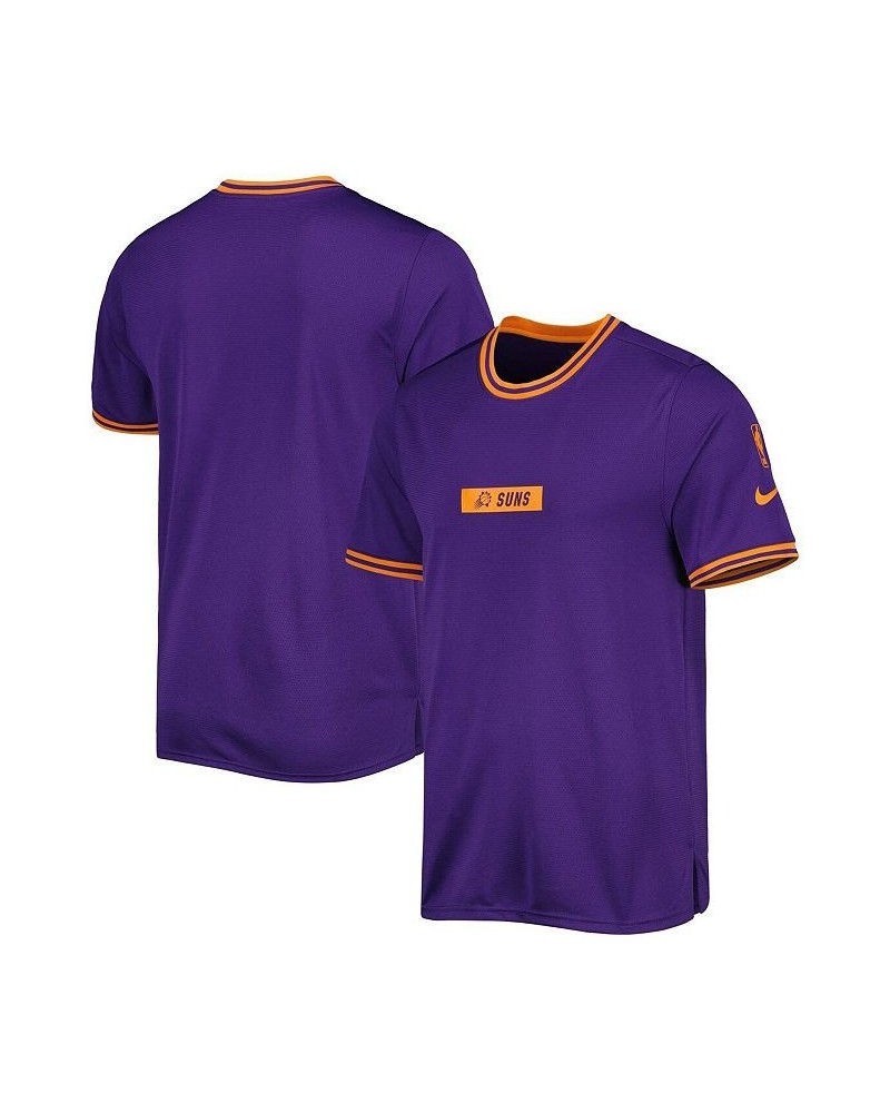 Men's Purple Phoenix Suns Courtside DNA Performance T-shirt $33.32 T-Shirts