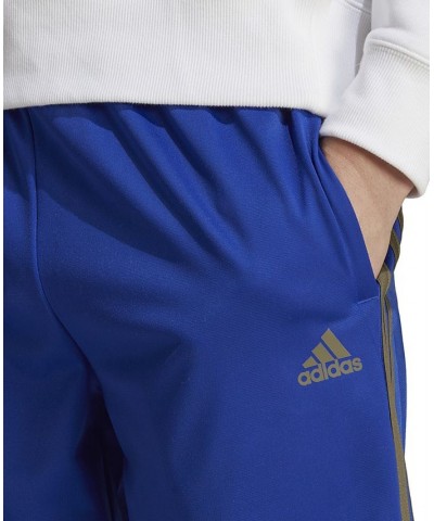 Men's Essentials Warm-Up 3-Stripes 10" Shorts Blue $20.30 Shorts