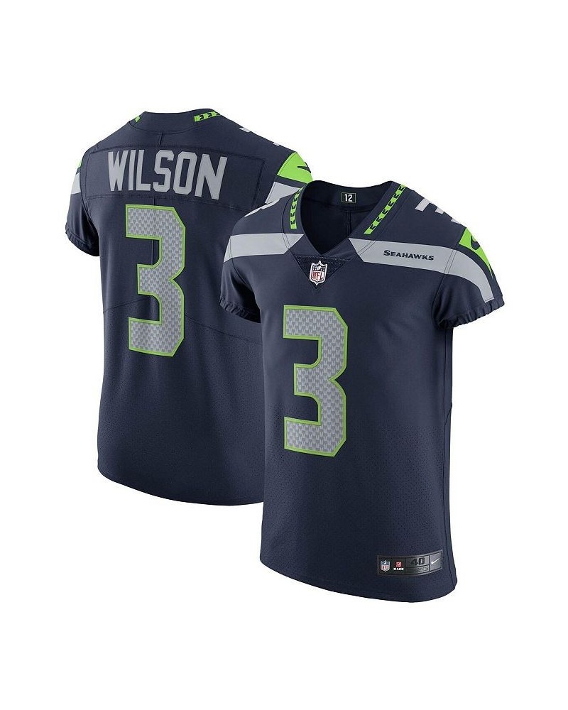 Men's Russell Wilson College Navy Seattle Seahawks Vapor Elite Player Jersey $103.73 Jersey