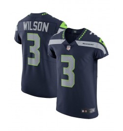 Men's Russell Wilson College Navy Seattle Seahawks Vapor Elite Player Jersey $103.73 Jersey