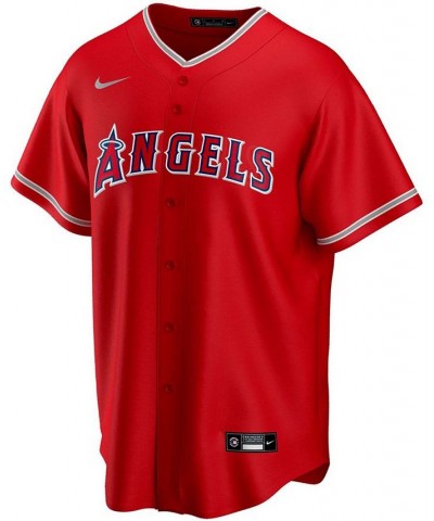 Men's Mike Trout Red Los Angeles Angels Alternate Replica Player Name Jersey $56.55 Jersey