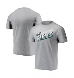 Men's Branded Gray Philadelphia Eagles Stealth Transition Space-Dye T-shirt $19.24 T-Shirts