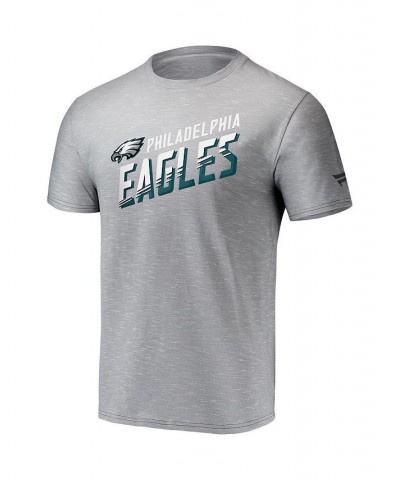 Men's Branded Gray Philadelphia Eagles Stealth Transition Space-Dye T-shirt $19.24 T-Shirts