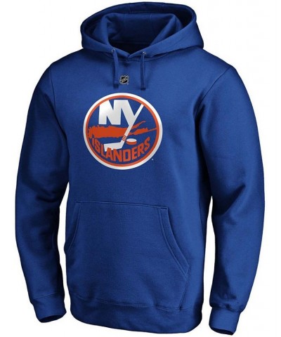 Men's Mathew Barzal Royal New York Islanders Authentic Stack Name and Number Pullover Hoodie $33.65 Sweatshirt