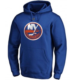 Men's Mathew Barzal Royal New York Islanders Authentic Stack Name and Number Pullover Hoodie $33.65 Sweatshirt