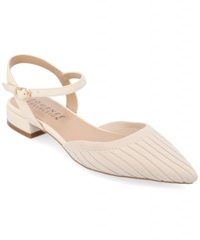 Women's Ansley Knit Flat Beige $45.89 Shoes