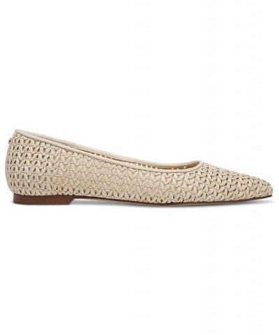 Women's Wanda Pointed Toe Flats White $46.00 Shoes