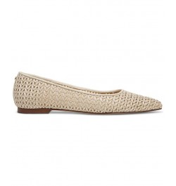 Women's Wanda Pointed Toe Flats White $46.00 Shoes