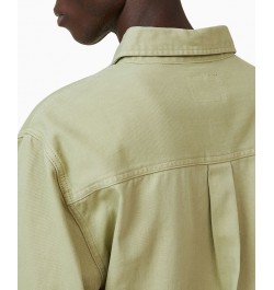 Men's Heavy Overshirt Jacket Green $36.80 Shirts