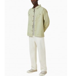 Men's Heavy Overshirt Jacket Green $36.80 Shirts