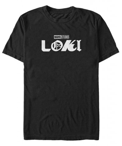 Men's Loki Logo Short Sleeve Crew T-shirt White $18.19 T-Shirts