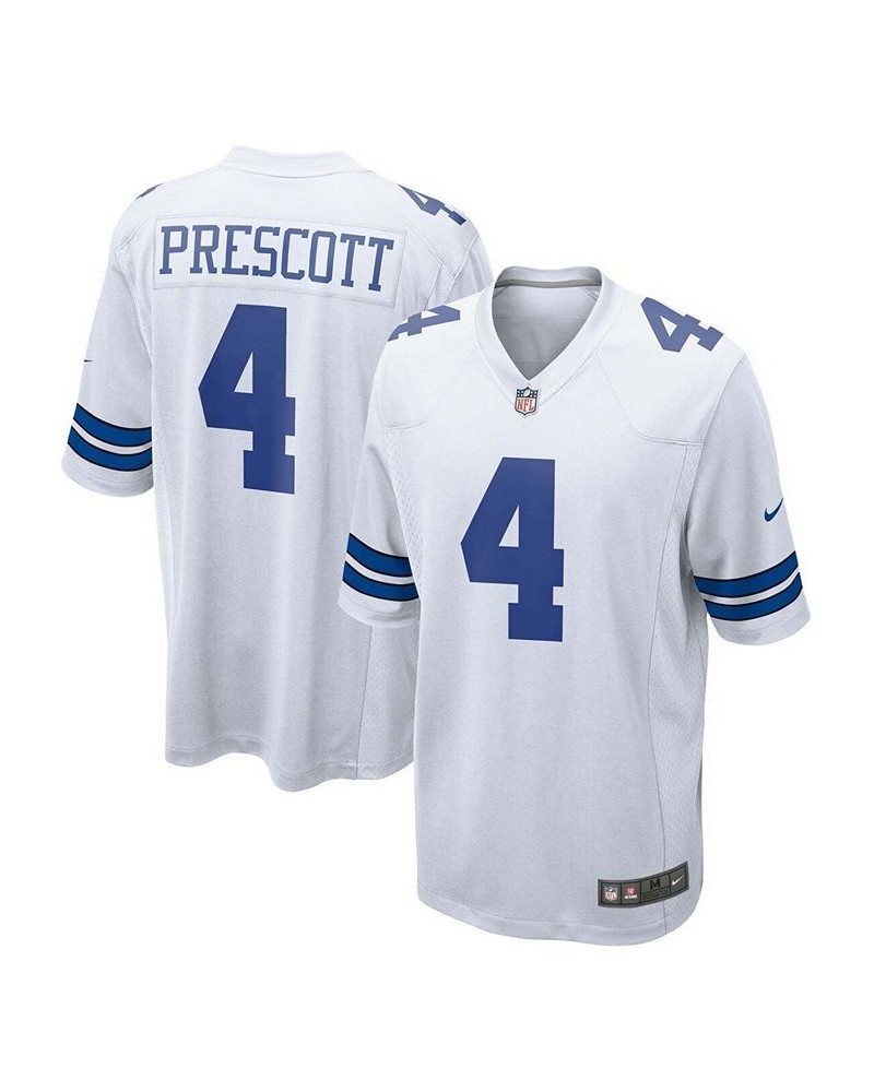 Men's Dak Prescott White Dallas Cowboys Game Team Jersey $54.60 Jersey