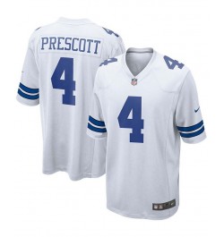 Men's Dak Prescott White Dallas Cowboys Game Team Jersey $54.60 Jersey