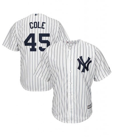 Men's Gerrit Cole White, Navy New York Yankees Big and Tall Replica Player Jersey $41.60 Jersey