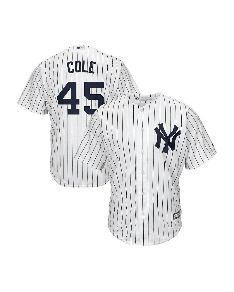 Men's Gerrit Cole White, Navy New York Yankees Big and Tall Replica Player Jersey $41.60 Jersey