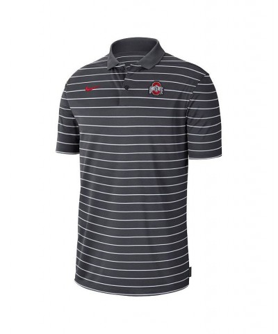 Men's Anthracite Ohio State Buckeyes 2022 Early Season Coaches Performance Polo Shirt $36.00 Polo Shirts