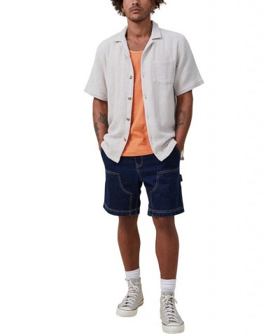 Men's Vacation Sleeveless Tank Top Orange $15.05 T-Shirts