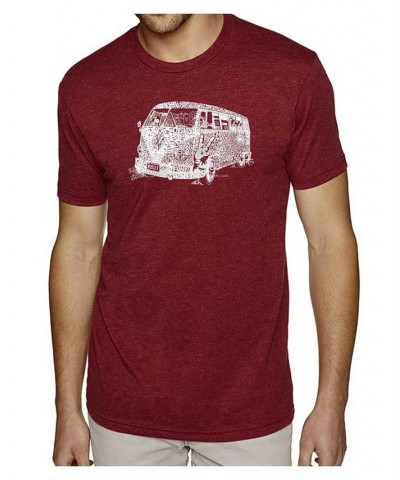 Men's Premium Word Art T-Shirt - The 70's Red $22.50 T-Shirts