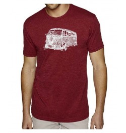 Men's Premium Word Art T-Shirt - The 70's Red $22.50 T-Shirts