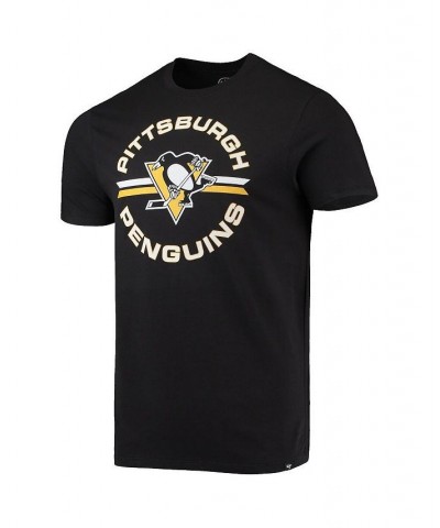 Men's '47 Black Pittsburgh Penguins Assist Super Rival T-shirt $17.22 T-Shirts