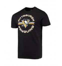 Men's '47 Black Pittsburgh Penguins Assist Super Rival T-shirt $17.22 T-Shirts