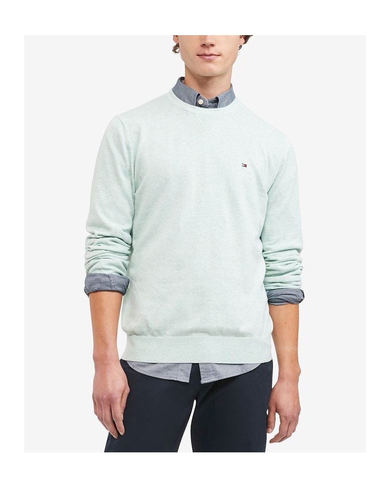 Men's Big & Tall Crewneck Sweater Green $24.23 Sweaters