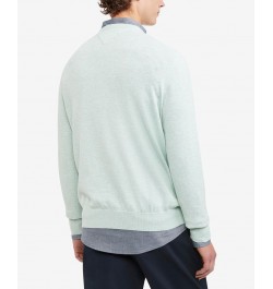 Men's Big & Tall Crewneck Sweater Green $24.23 Sweaters