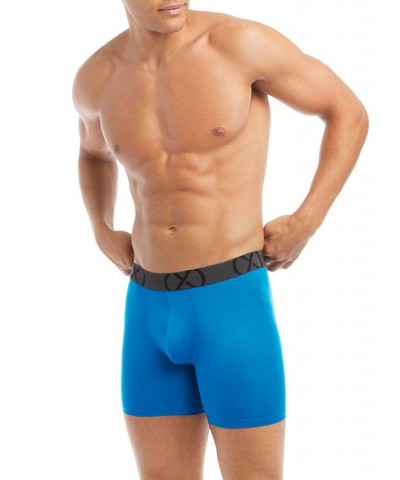 Men's Mesh Performance Ready 6" Boxer Brief, Pack of 3 Fiery Red, Eelectric Blue, Safety Yellow $28.08 Underwear