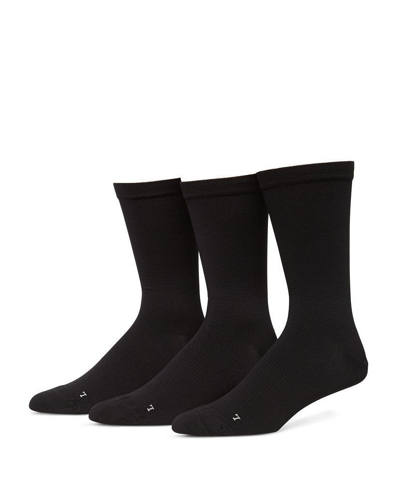 Men's 3-Pk. Performance Microfiber Pique Crew Socks Silver $11.02 Socks