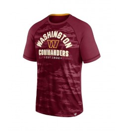 Men's Branded Burgundy Washington Commanders Hail Mary Raglan T-shirt $20.00 T-Shirts