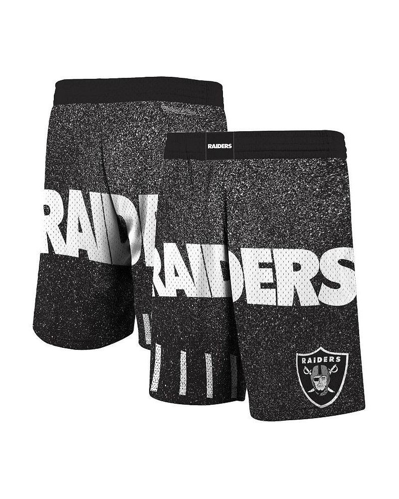 Men's Black Las Vegas Raiders Jumbotron Shorts $34.09 Shorts