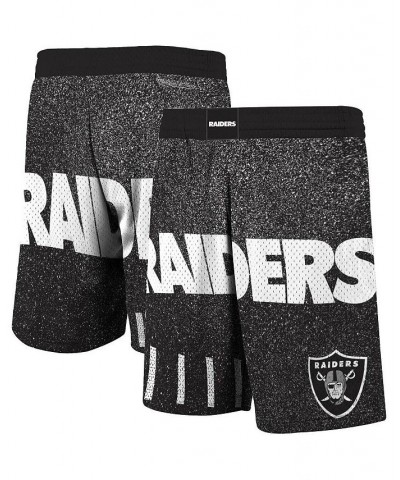 Men's Black Las Vegas Raiders Jumbotron Shorts $34.09 Shorts